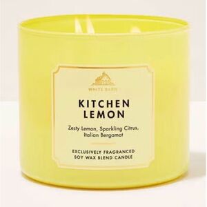White Barn Kitchen Lemon Three Wick Candle - NWB